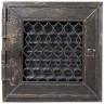Решетка Kratki retro с графитным antyk 22х22